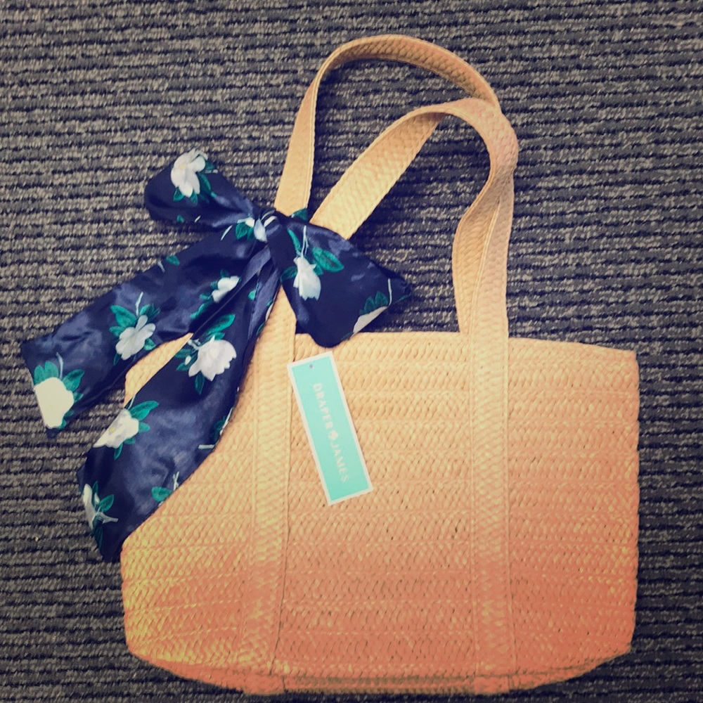 Draper James Straw Bag.